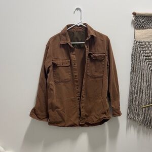 Brandy Melville / John Galt California Brown Button-Down Shirt